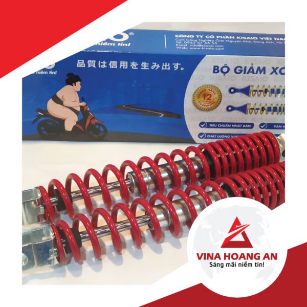phuộc sau xe máy air blade 110 màu đỏ