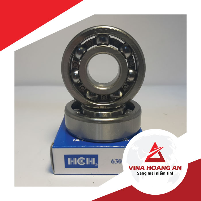 Vòng bi/ bạc đạn HCH cho xe máy 6304-open