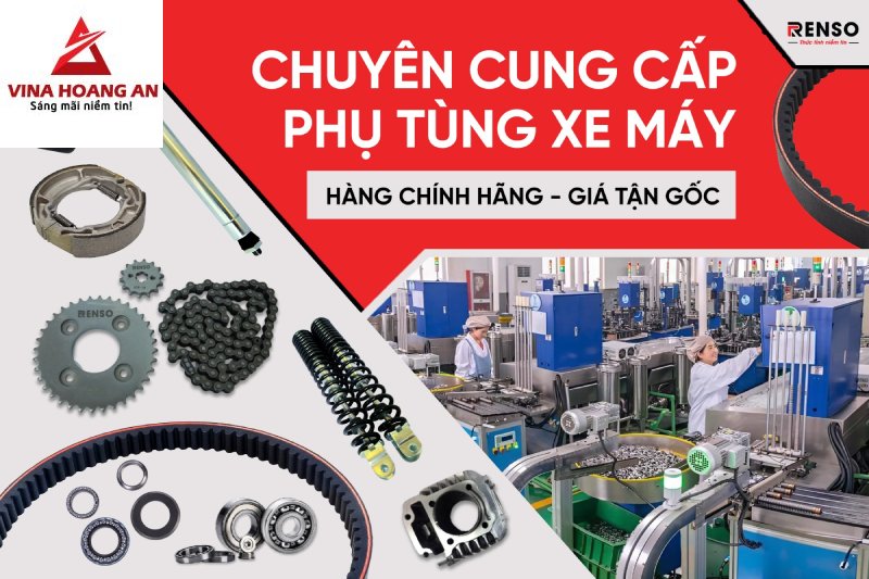 Địa chỉ cung cấp phụ tùng xe máy uy tín chất lượng giá tốt toàn Quốc