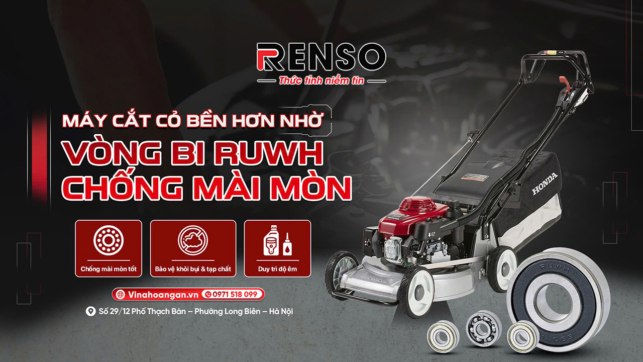 Vòng bi RUWH cho máy cắt cỏ – Hoạt động ổn định hiệu quả cao