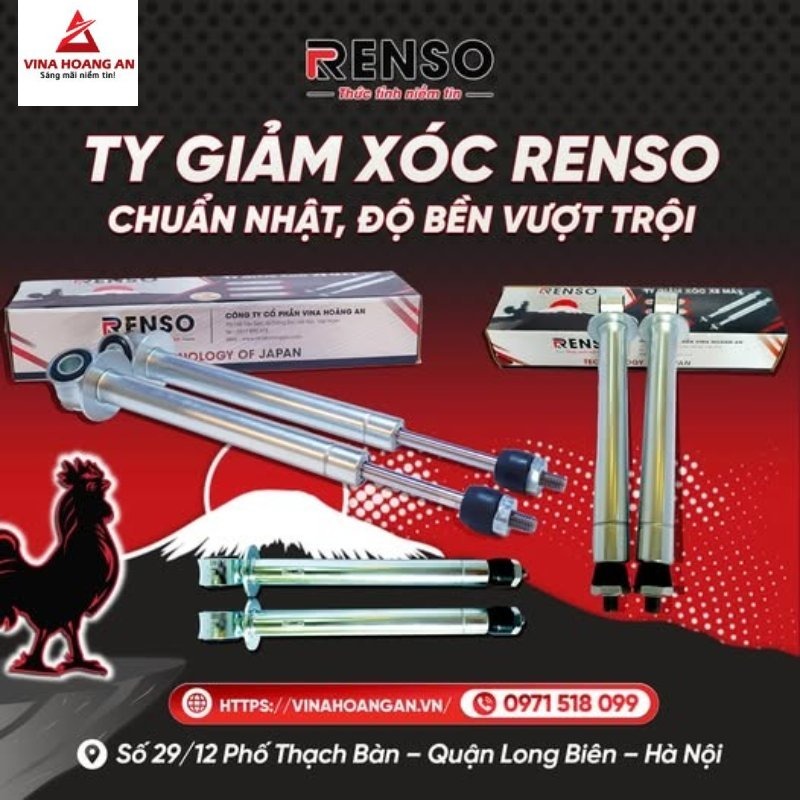 Hướng dẫn lắp giảm xóc RENSO chuẩn kỹ thuật